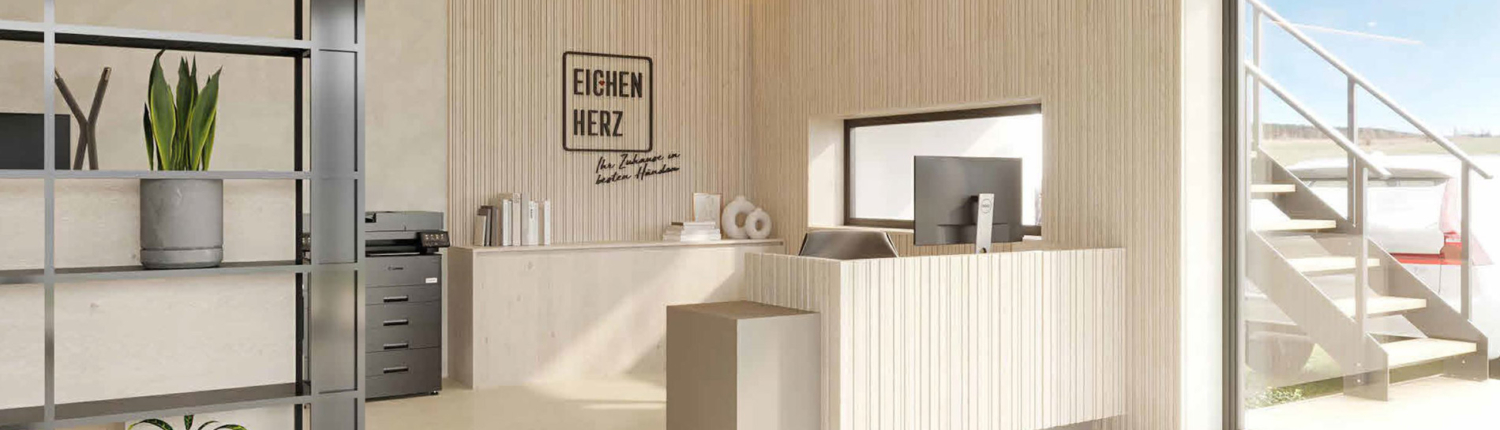 Eichenherz Showroom Eingangsbereich